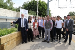 Charushila/Energy Garden - Acton Central Railway Station Flower Bed opening - 18/5/18